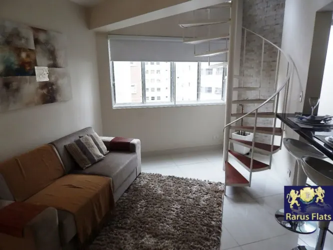 Flat com 1 Quarto para alugar, 46m² - Vila Nova Conceição