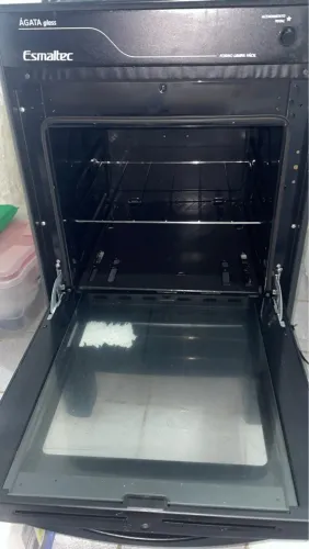 Fogão Esmaltec Ágata Glass - 4 bocas