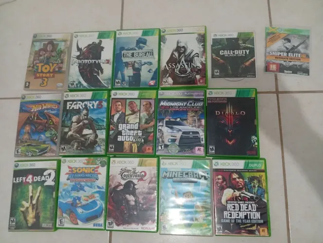Venda individual ou lote): Jogos Xbox 360 Mídia Física - Unidade ou Lote (Originais)