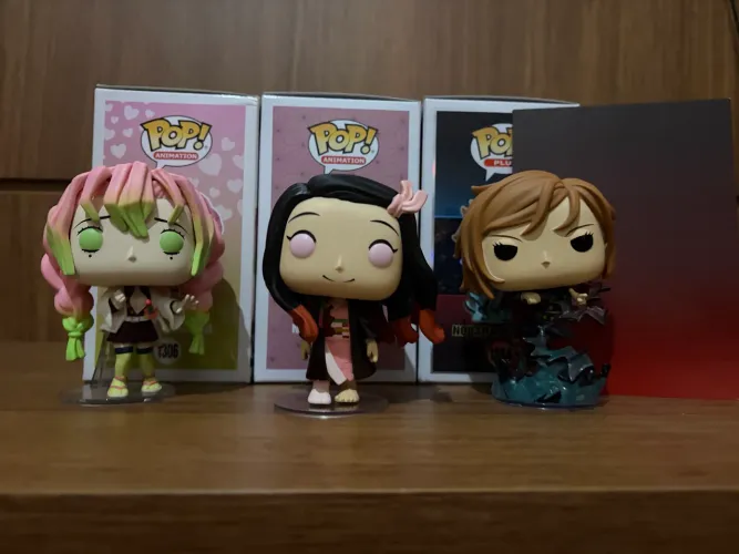 Desapego funko pop Nezuko Kamado Mitsuri Kanroji e nobara kugisaki