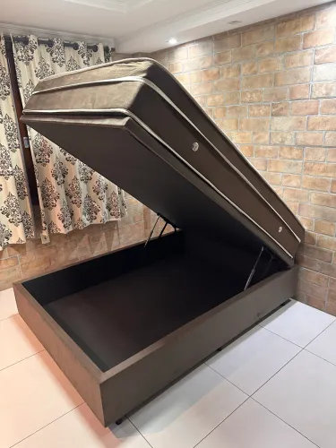 Cama box baú casal Novo 1.88x1.38 entrego 