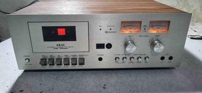 Tape Deck Akai CS-705 como novo 