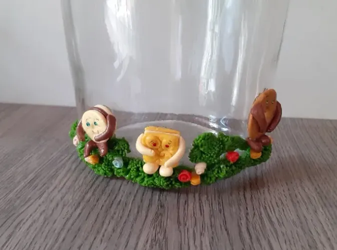 Pote de Biscuit "Biscoito".  Lindo!!!!