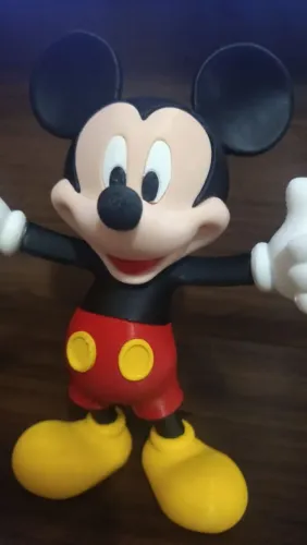 Mickey Mouse - Impressão 3D - 21 cm de Altura 