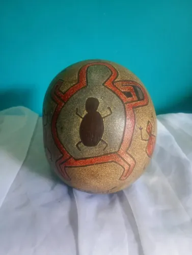 Cuia decorativa de parede índigena Amazônica 