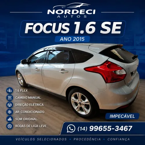 Ford Focus 1.6 S/se/se Plus Flex 8v/16v 5P 2015