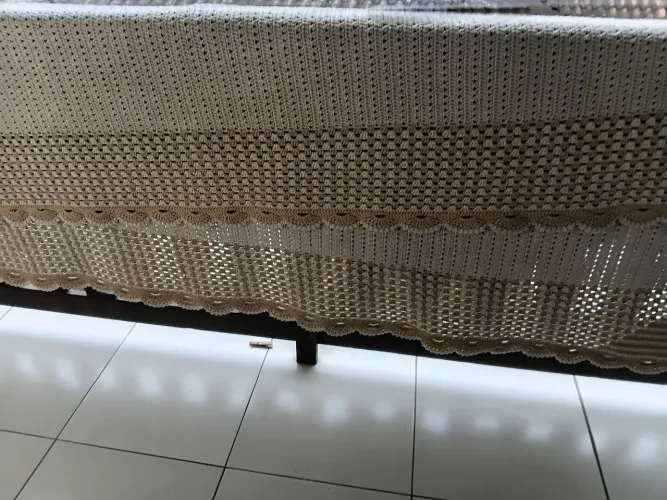 Tapete de croché semi novo largura 2;20/220