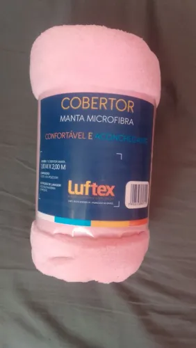 Cobertor manta casal rosa