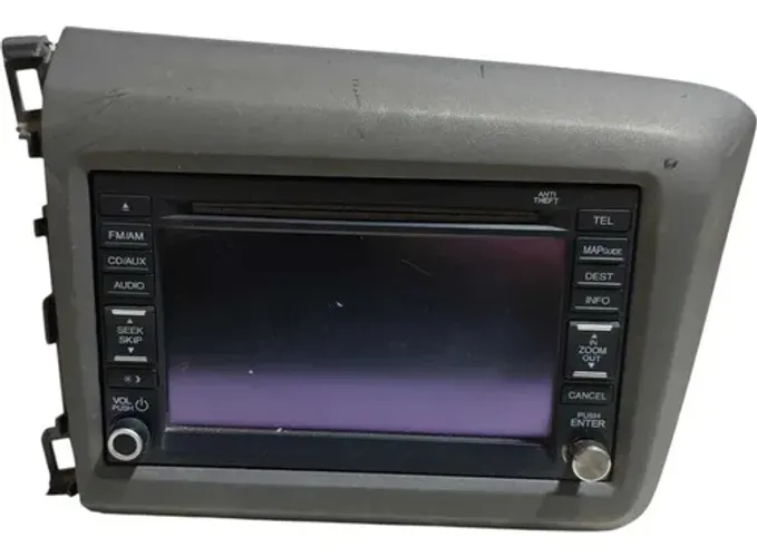 Central Multimídia 39540tr8m02 Honda Civic 2012 A 2015 Preto