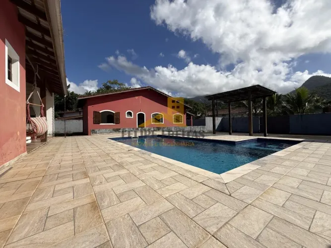 Casa em Condomínio para Venda em Caraguatatuba, Massaguaçu, 4 dormitórios, 1 suíte, 3 banh