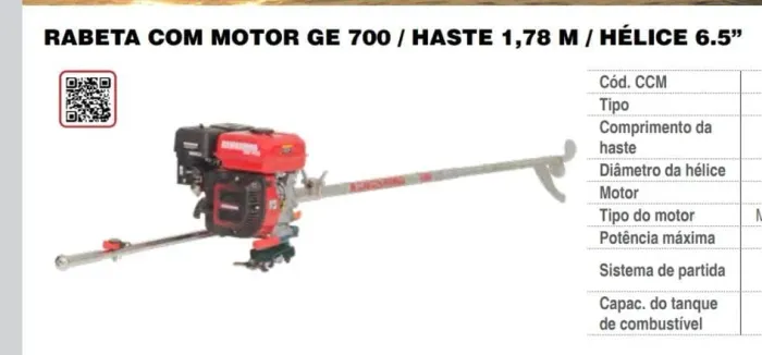 Motor rabeta Kawshima ge 700