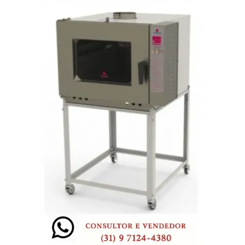 Forno Turbo 5 Esteiras a Gás Progas Bivolt