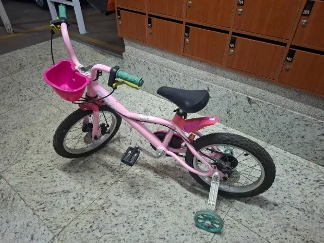 Bicicleta infantil Btwin Rosa