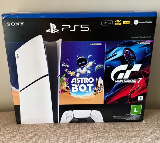 PlayStation 5 Digital Lacrado com 2 Jogos Pego seu vídeo game como forma de pagamento