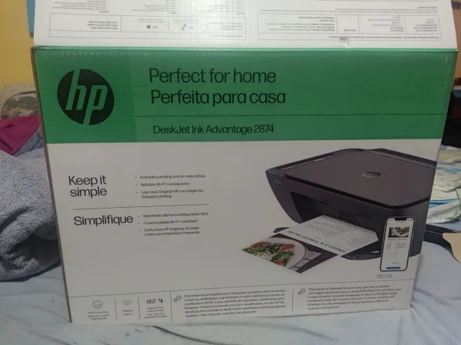 Impressora Hp 2874 sem Nova 3 mês de uso