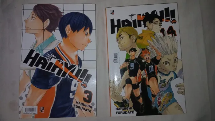 Mangá Haikyu volumes 3 e 14