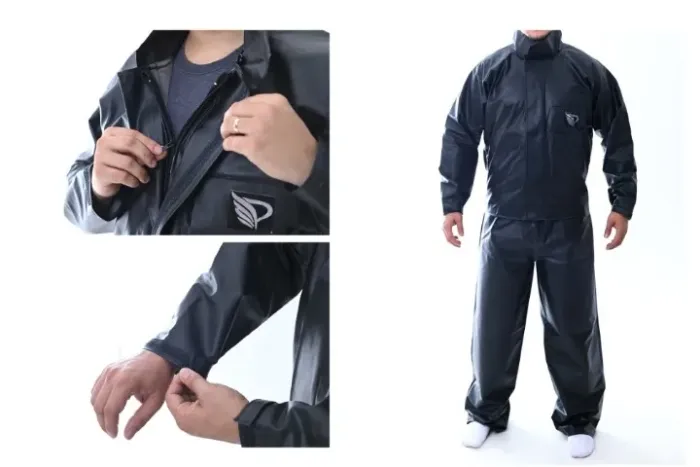 Conjunto Capa de Chuva Para Motoqueiro Refletivo
