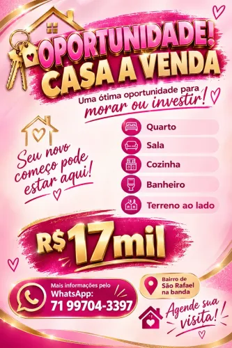 ? OPORTUNIDADE! CASA À VENDA ?