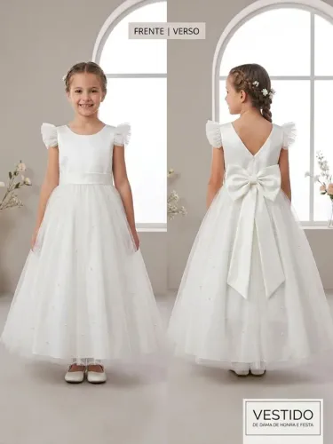 Vestido de formatura infantil