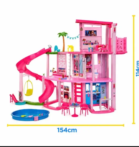 Casa da Barbie Bonecas Dos Sonhos - com Acessórios 114cm Mattel