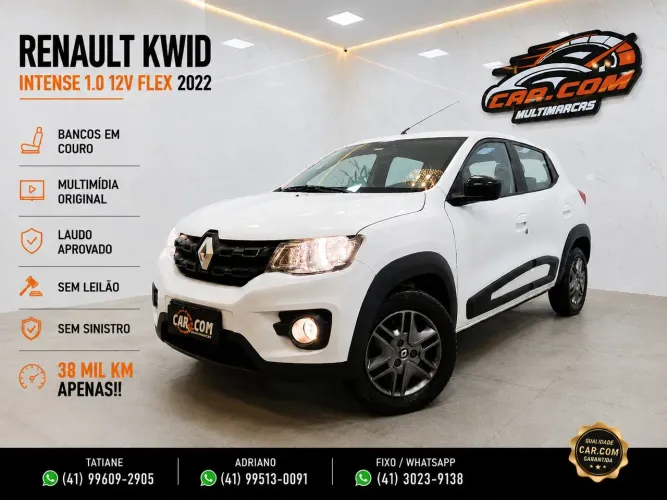 Renault Kwid Intense 1.0 Flex 12V 5P Mec. 2022