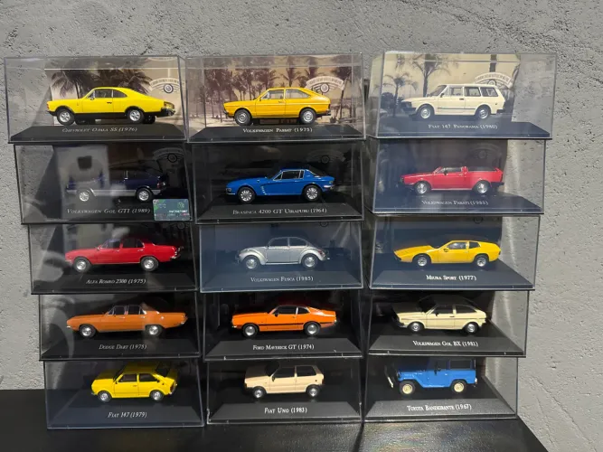 Carros Inesquecíveis do Brasil Miniaturas