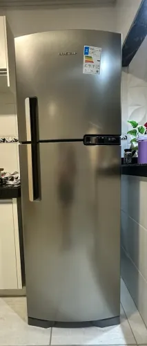 Geladeira Brastemp inox 375L