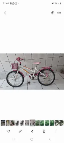 Bicicleta infantil feminina Aro 20 Breeze Verden