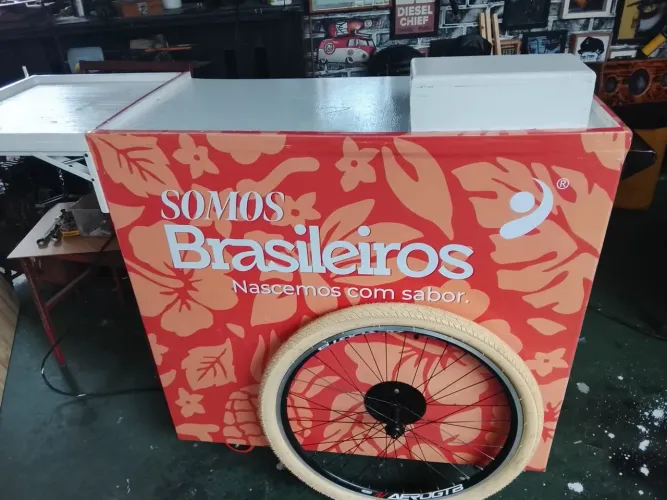 Carrinho para eventos e feiras