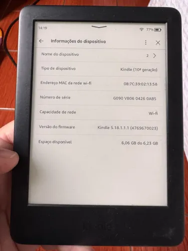 Kindle 10ª geração