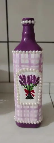 Jarra decorativa vaso de lavanda