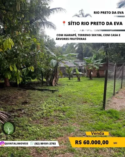 SÍTIO À VENDA | RIO PRETO DA EVA