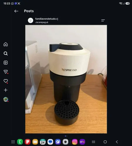 familiavendetudo.rj Cafeteira Nespresso Vertuo Pop Branca