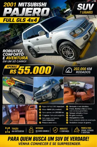 Mitsubishi Pajero Full GLS/gls/pkhpe 3.2 Dies.ti 5P 2001