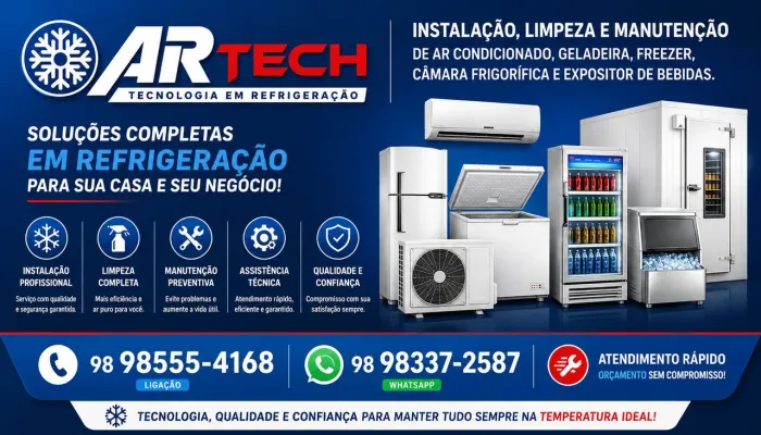 Geladeira, Ar condicionado