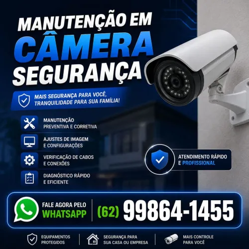 Assistência venda instalação Câmeras Segurança
