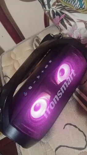 Caixa de som via bluetooth bateria dura 8 horas 90w