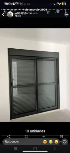 8 porta balcao persiana integrada de 170mts e 2 mts