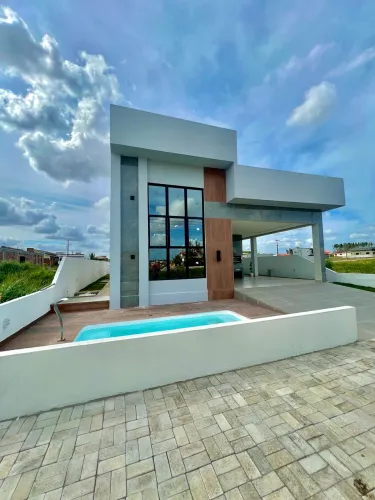 Excelente casa no fazenda real 1, condomínio completo