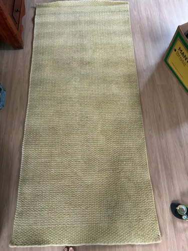 Passadeira verde 1,00 x 1,70