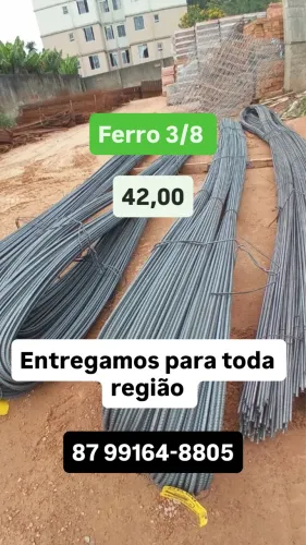 Vergalhão/ferro 3/8