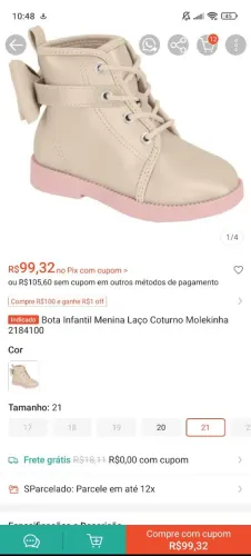 Bota molekinha