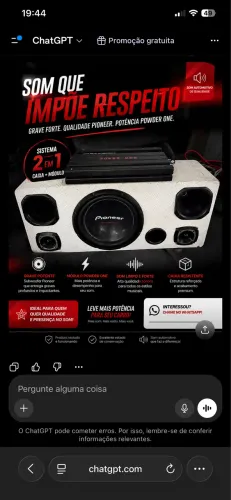 ? VENDO CAIXA DE SOM + MÓDULO POWER ONE ?