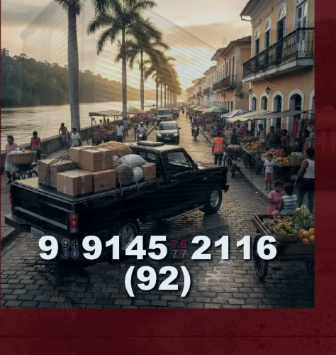 frete! transporte seguro e rápido em Nova Esperança, São Jorge, e Centro! Rasec 92 9 9145