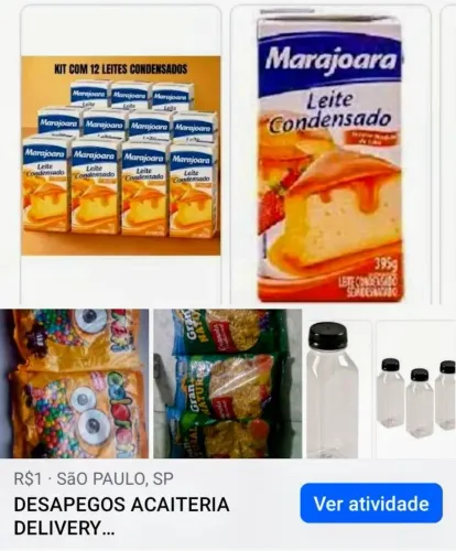 LEITE CONDENSADO GRANOLA CONFETE DESAPEGO