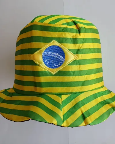 Lote 100 Chapéus Brasil Atacado para Revenda