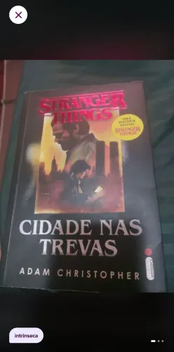 Livro Cidade das Trevas Stranger things