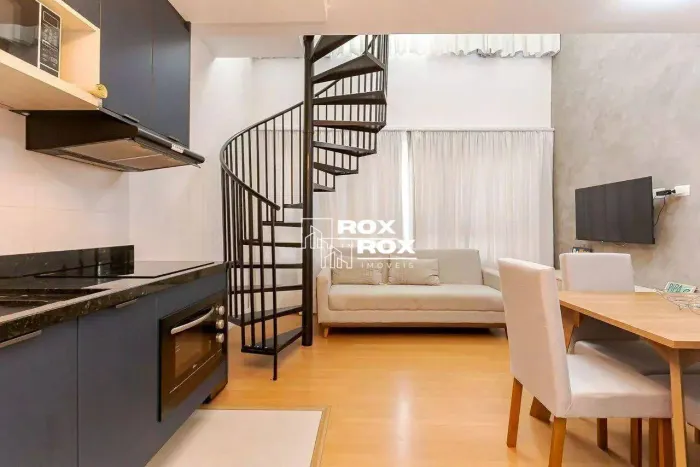 Cobertura duplex mobiliada, sendo 1 suíte para alugar, 44 m² por R$ 3.960/mês - Água Verde