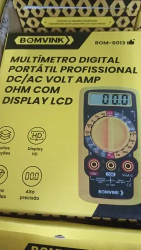 Multímetro digital Bomvink BOM-6013