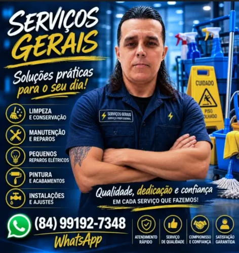 Serviços Gerais (Reparos Elétricos, Hidráulicos, Armários e Prateleiras dentre outros...